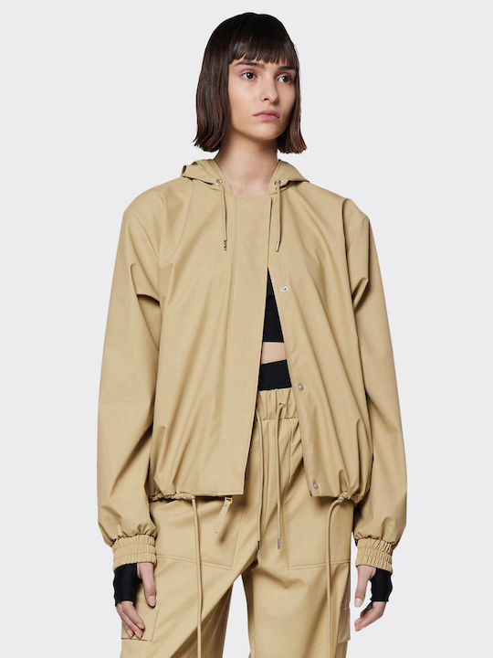 Women's Waterproof Jacket Rains String W Beige 5711747534592