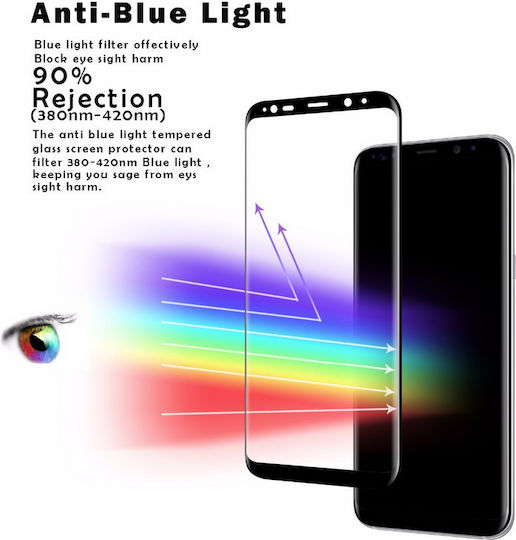 Vmax Γυαλί Προστασίας Fullcover 3d Full Curved 0.23mm Case Friendly Samsung G950 Galaxy S8 Plus Χρυσο
