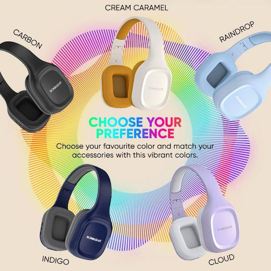 Sonic Gear Airphone 5 (2025) Fără fir / Cu fir Over Ear Căști cu 10 ore de Funcționare Carbon