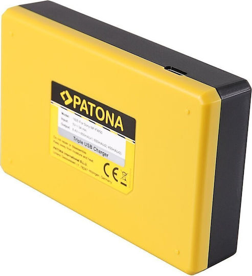 Patona Double Battery Charger Compatible with Sony