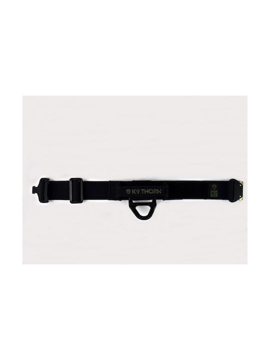 K9 Thorn Dog Collar Bravo 45mm Handle Metal Buckle Cobra Black XLarge 50-70cm