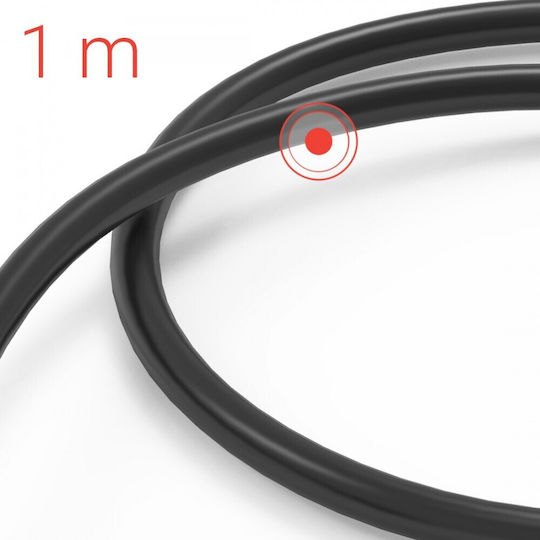 HAMA USB 3.1 Kabel USB-C männlich - USB-A 15W Schwarz 1m (00201594)