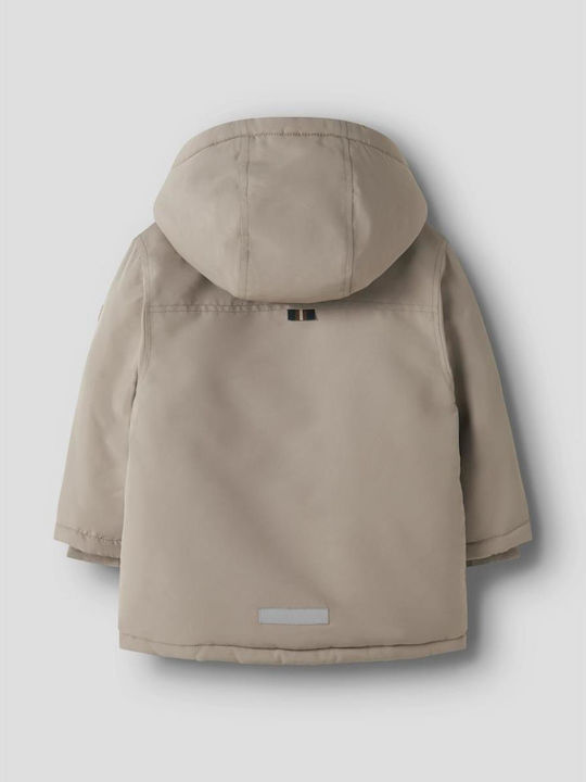 Kids' Parka with Lining & Hood Timber Wolf