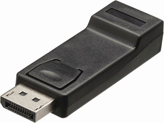 Nedis DisplayPort Adapter – HDMI DisplayPort Plug HDMI Socket Black Blister