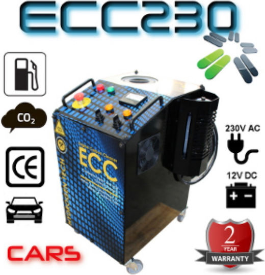 Engine Carbon Cleaning Machine Carbon Cleaner Engine Hho Plus Ecc230 Hho Plus Transport Trolley 800l/h 230v Ac +12v Dc