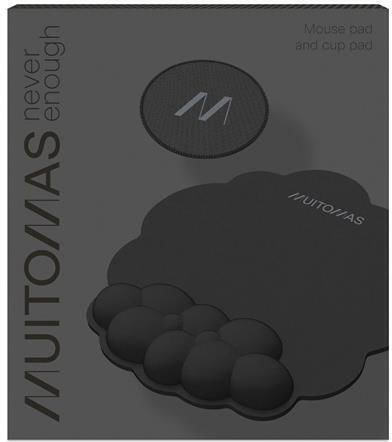 Muitomas Mauspad (290mm) Schwarz