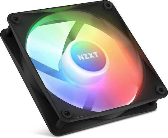 NZXT F120 Core Вентилатор за Кутия с RGB Осветление и Свързване 4-изводна ШИМ