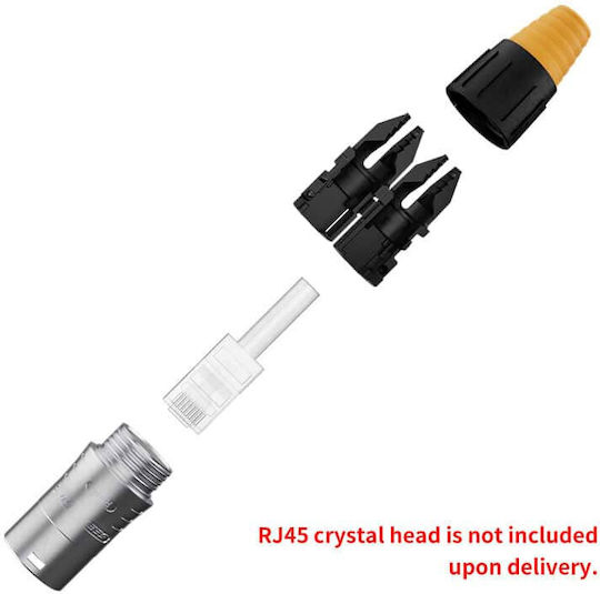 Seetronic Se8mc02 Male RJ45 Plug IP65 Chassis Power Output Plug Powercon Terminal Screw 20amp