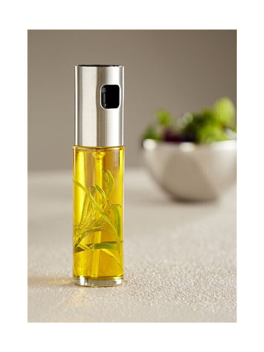 Спрей За Масло Стъклен Inox 100ml 17,5cm Schou 75577 Made In Denmark