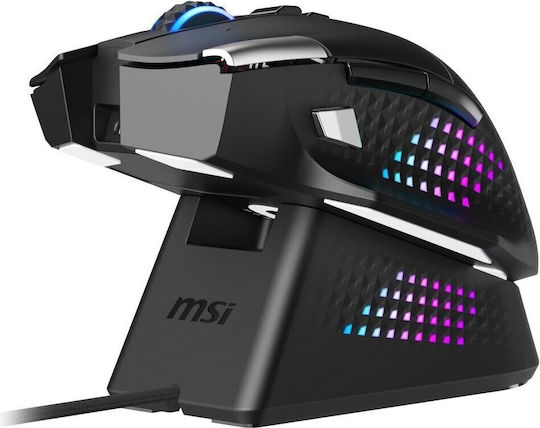 MSI Versa PRO Wireless plus Ασύρματο RGB Gaming Ποντίκι Μαύρο