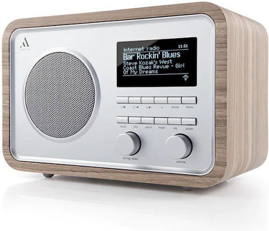 Argon Audio Radio 2I MK2 Επιτραπέζιο Ραδιόφωνο Ρεύματος DAB+ με Bluetooth Oak