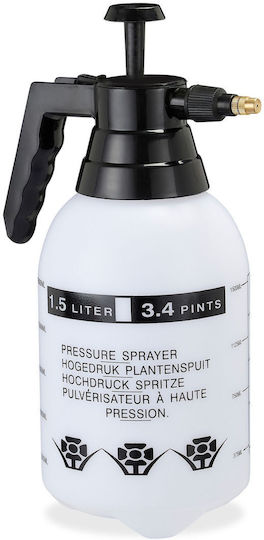 Relaxdays Pulverizator cu Capacitate 1.5lt în culoarea Alb