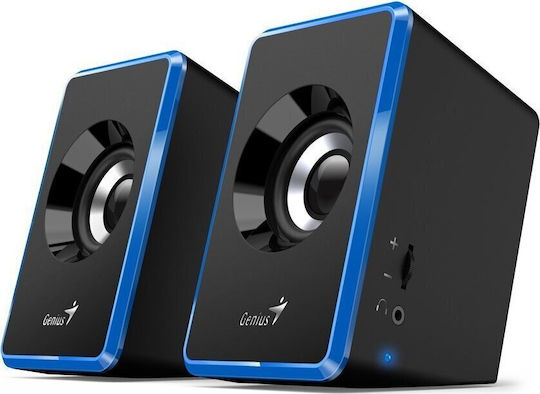 Genius SP-U125 Computerlautsprecher 2.0 mit Leistung 3W in Blau Farbe