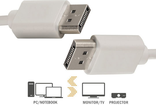HAMA Kabel DisplayPort-Stecker - DisplayPort-Stecker 1.5m Gray (00200929)