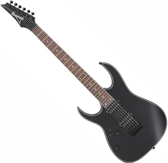 Ibanez RG421EXL-BKF Elektrische Gitarre für Linkshänder mit HH Tonabnehmerkonfiguration Schwarz