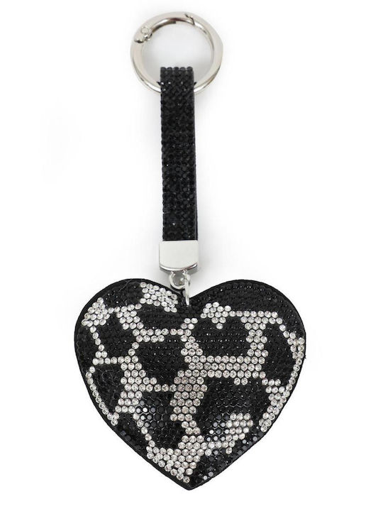 Μπρελόκ Bag Charm Μαύρο Animal Print 81902