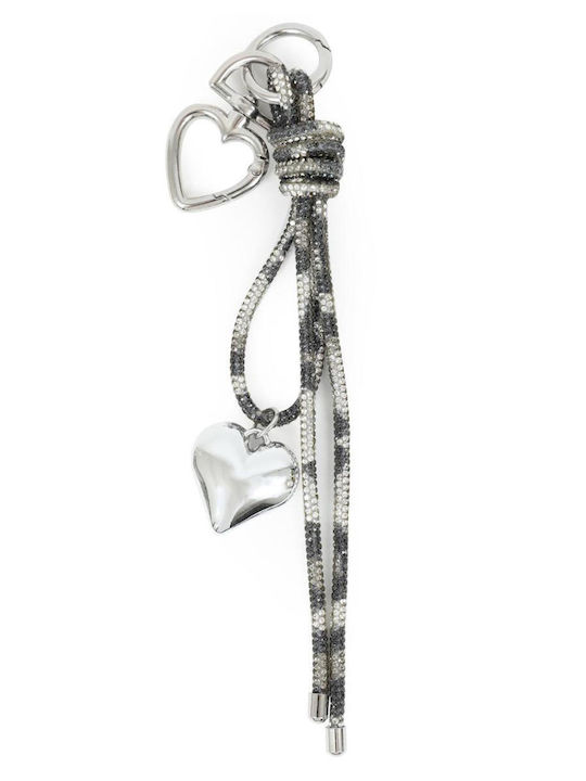 Μπρελόκ Bag Charm Ασημί Animal Print 81877