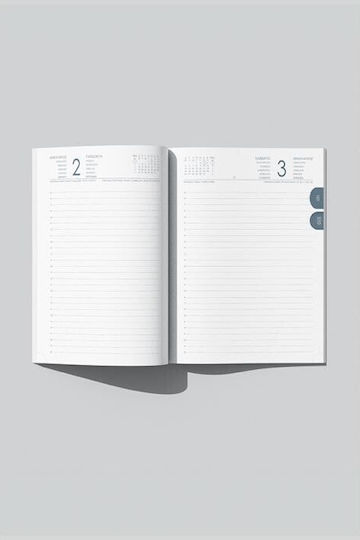 Diary Adbook Daily 2026 14x21cm Journal Hm-2434 15 Stone
