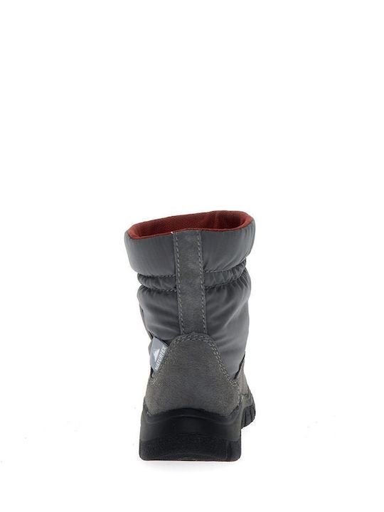 Varna Suede Kids Snow Boots Grey