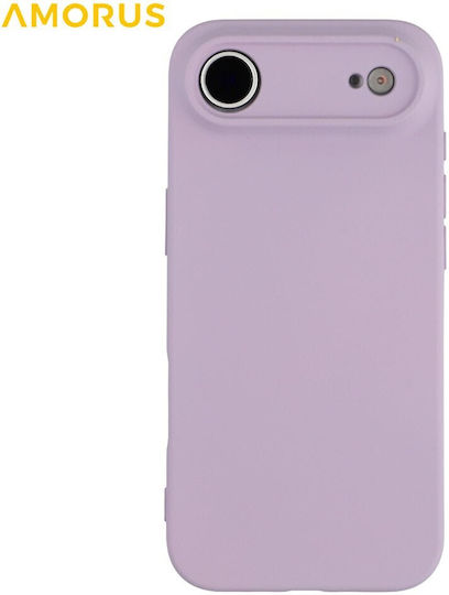 Amorus Back Cover Σιλικόνης Μωβ (iPhone Air)