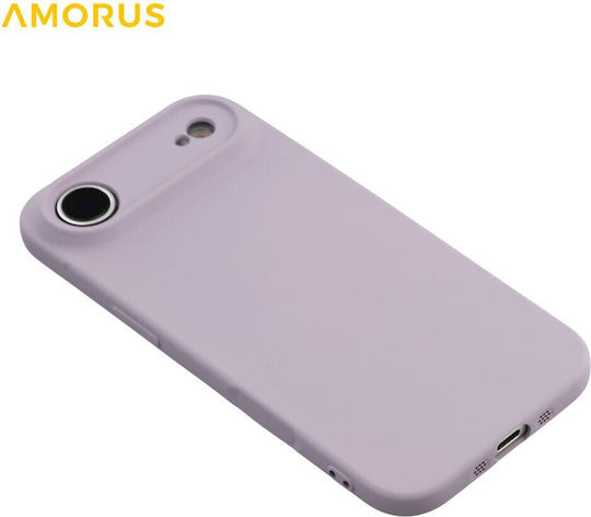 Amorus Back Cover Σιλικόνης Μωβ (iPhone Air)