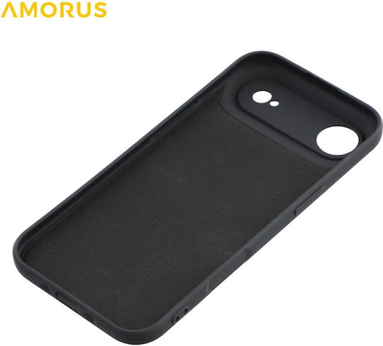 Amorus Back Cover Σιλικόνης Μαύρο (iPhone Air)