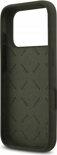 Guess Silicone Big 4g Script Back Cover Silicone Khaki (iPhone 17 Pro)