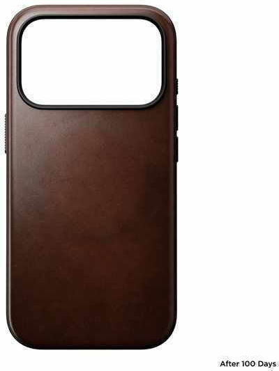 Nomad 360 Full Cover Δερμάτινο / Σιλικόνης 0.85mm με Λουράκι Καφέ (iPhone 17 Pro)