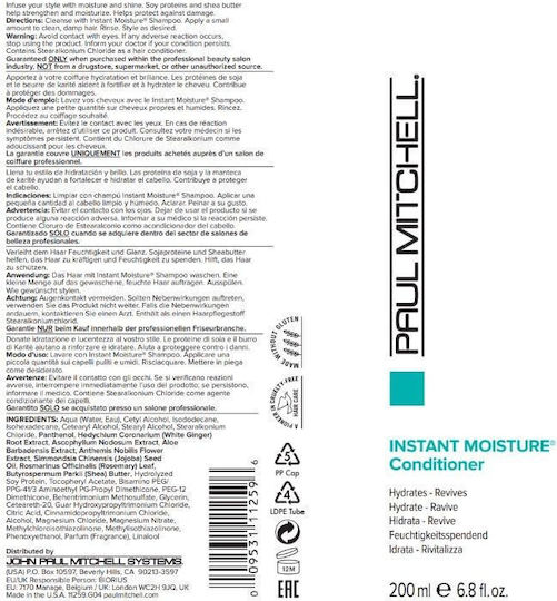 Paul Mitchell Balm Balsam Hidratare pentru Uscat Păr 200ml