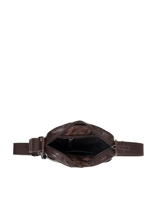 Leather Men's Bag Shoulder / Crossbody Brown