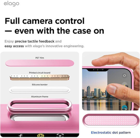 Elago Back Cover Σιλικόνης / Πλαστικό Ροζ (iPhone 17 Pro)