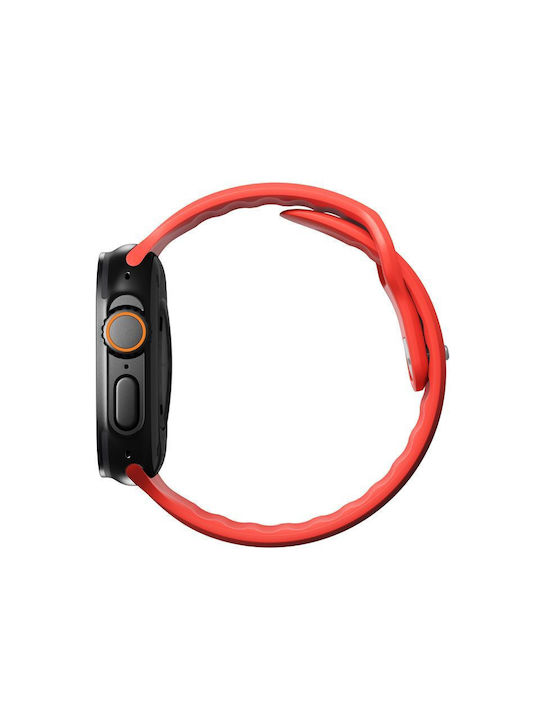 Nomad Curea De Silicon Cu Pin Bej Galaxy Watch Ultra / Ultra 2 Apple Watch 44/45/46mm/Ultra 49mm Amazfit Pace