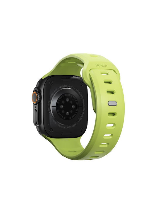 Nomad Tempo Silicone Strap With Pin Green Apple Watch 44/45/46mm/Ultra 49mm
