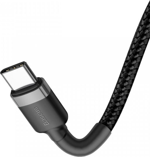 Type C Cable Baseus Pd Pd2.0 60w 20v 3a Qc3.0 2m Black + Gray