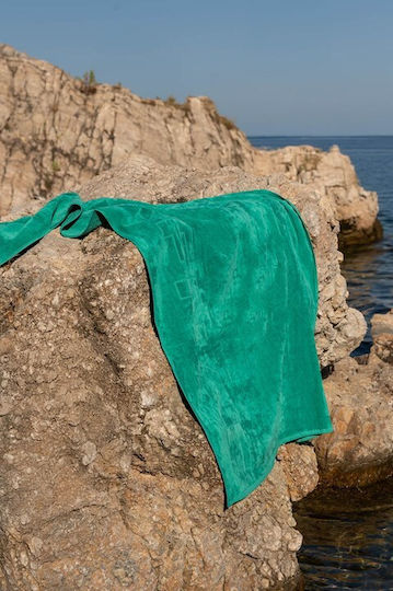 Naf Naf Beach Towel Petrol Blue 170x90cm.