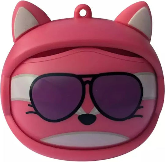 Lazerbuilt Squishmallows In-ear Bluetooth Handsfree Earphones with Charging Case Fifi the Fox