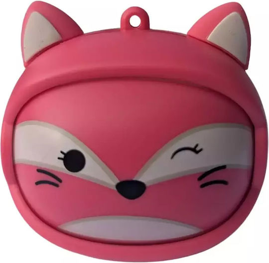 Lazerbuilt Squishmallows In-ear Bluetooth Handsfree Earphones with Charging Case Fifi the Fox