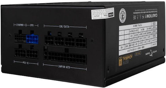 White Shark 850W Black Computer Power Supply Full Modular 80 Plus Gold (GPSU-850W)