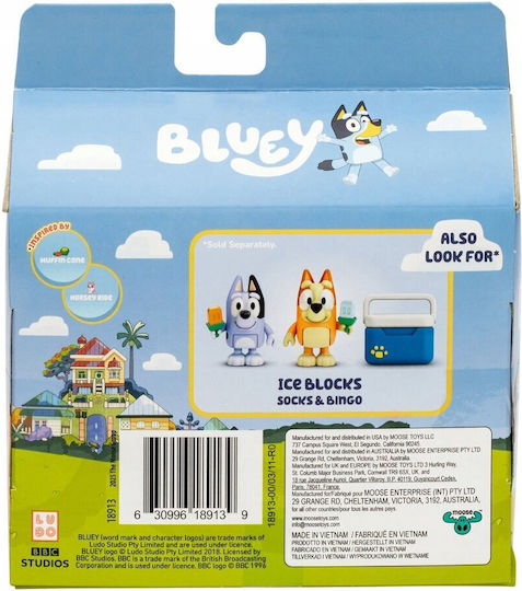 Miniatur-Spaßspielzeug Bluey