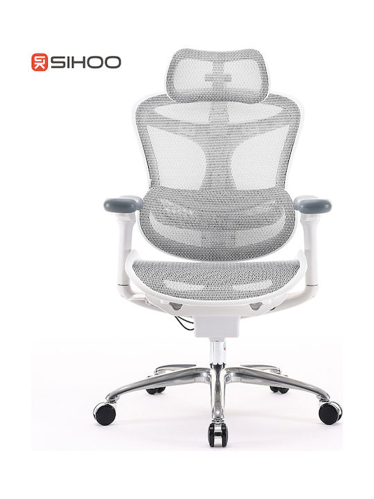 Sihoo Doro C300 Καρέκλα Γραφείου με Ανάκλιση & Ρυθμιζόμενα Μπράτσα White Sihoo Doro C300 Καρέκλα Γραφείου με Ανάκλιση & Ρυθμιζόμενα Μπράτσα White