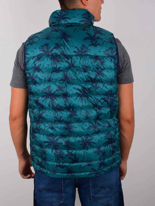 La Martina Μπουφαν Αμανικο Μπλε All Over Print Floral Regular Fit 3lmrmo001-pa367.f3150
