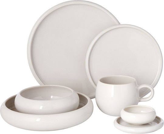 Butlers Cană Ceramică Bej 480ml