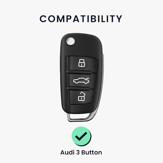 Protective TPU Car Key Case Audi 3 Buttons