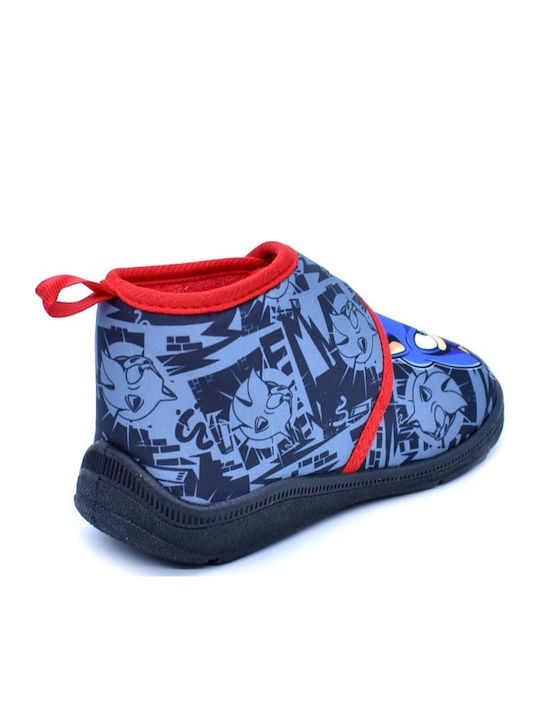Anatomic Kids Slippers Boots Navy Blue Sonic