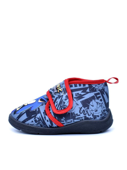 Anatomic Kids Slippers Boots Navy Blue Sonic