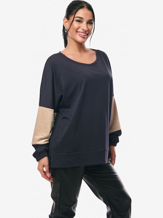 Women's Blouse Cotton Blue