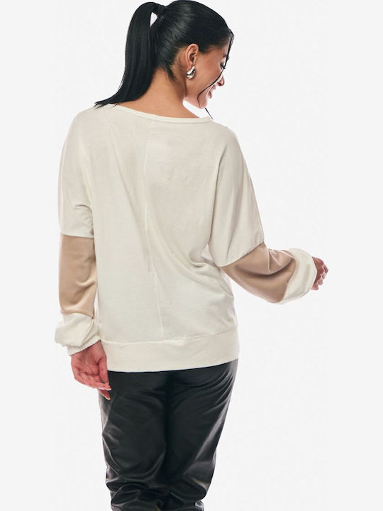 Women's Blouse Cotton Ecru