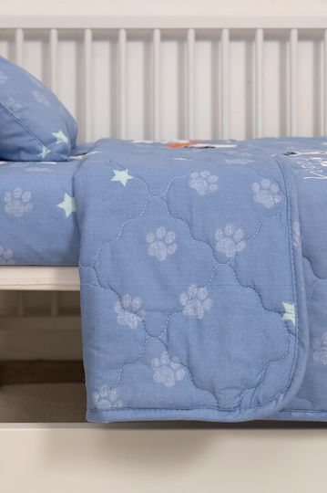 Naf Naf Little Zoo 301 Blue Baby Quilts Set