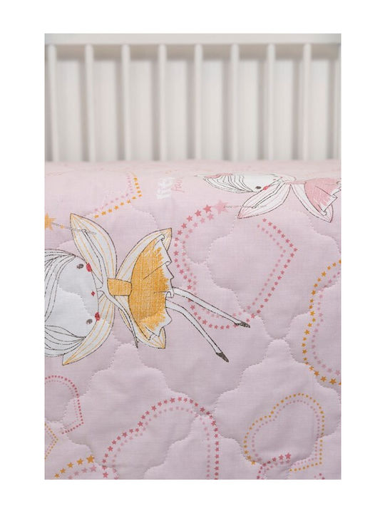 Naf Naf Little Fairies 303 Pink Κουβερλί Κουβερλί Σετ