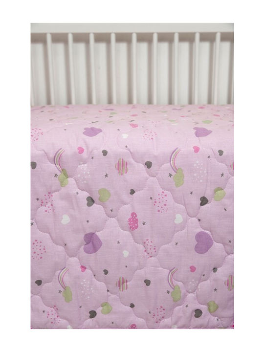 Naf Naf Little Hearts 302 Lilac Baby Quilts Set